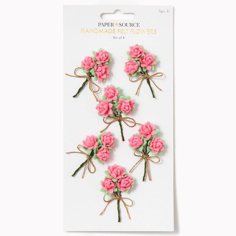 Mini Bouquet Adornment Set Of 6