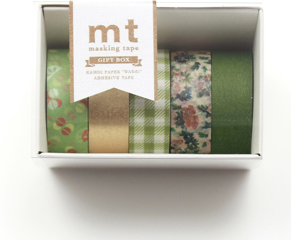 MT Washi Tape Giftbox – Greenery