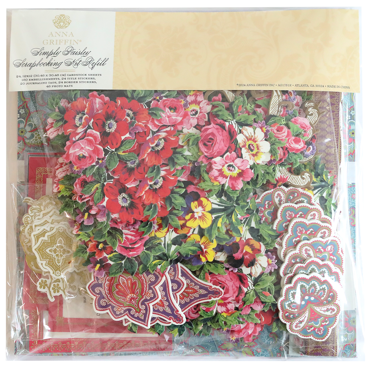 SIMPLY PAISLEY PAPERS AND EMBELLISHMENTS