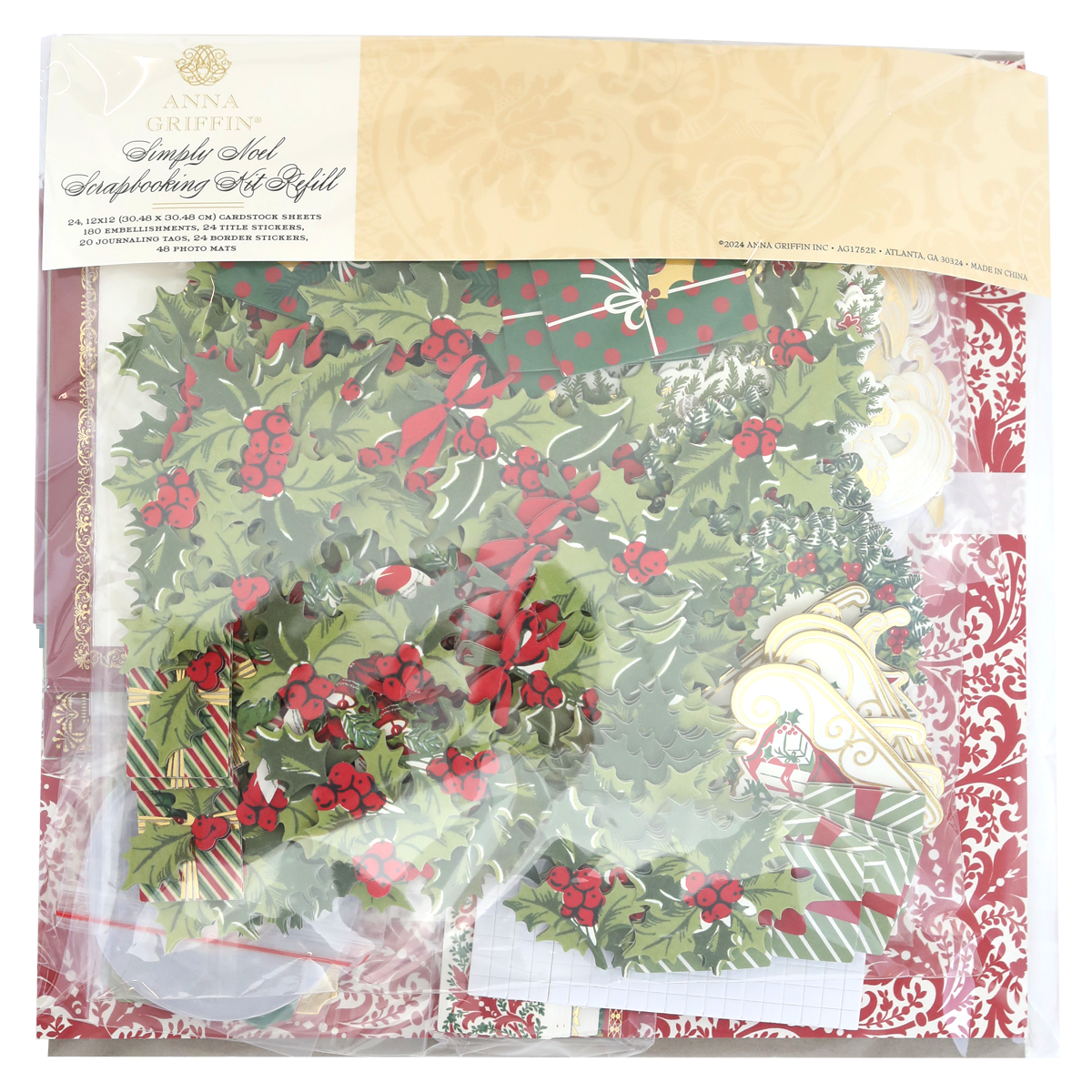 SIMPLY NOEL PAPERS AND EMBELLISHMENTS