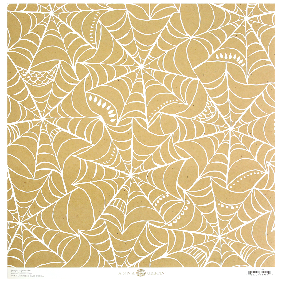 KRAFT WEB 12X12 CARDSTOCK – 25 SHEETS