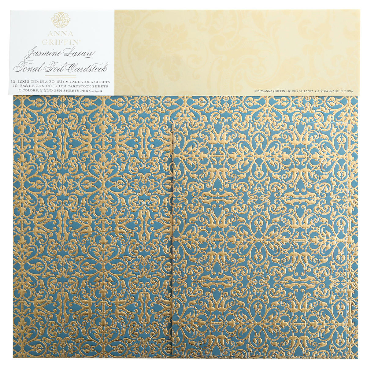 JASMINE LUXURY TONAL FOIL CARDSTOCK