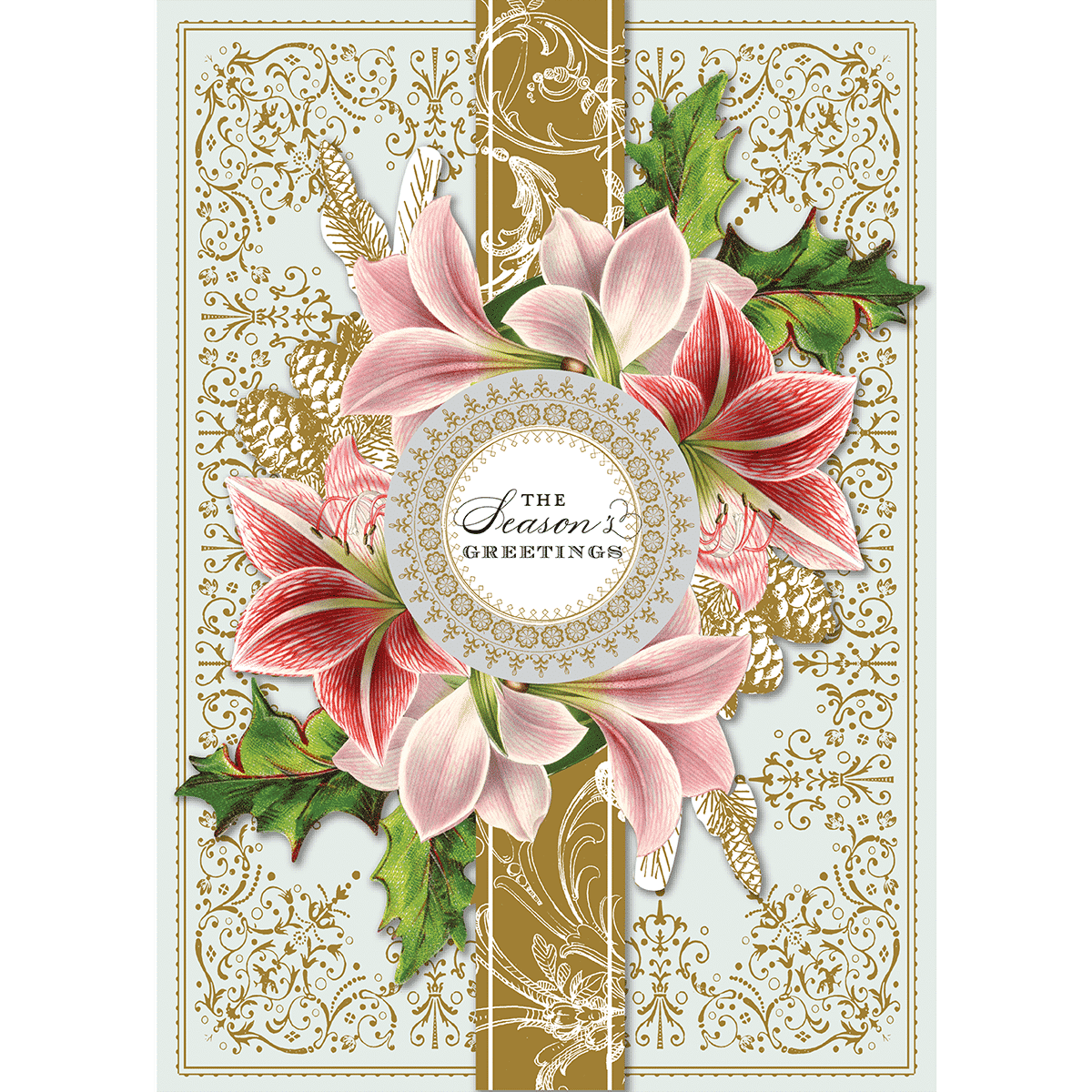 AMARYLLIS GREETINGS SINGLE CARD