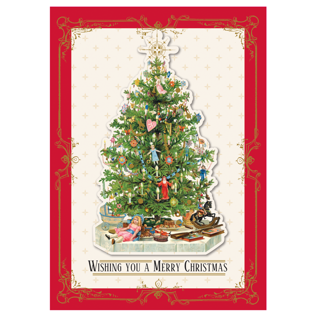 VINTAGE TREE SINGLE CARD