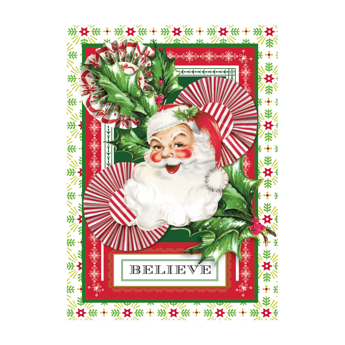 BELIEVE IN SANTA SINGLE CARD