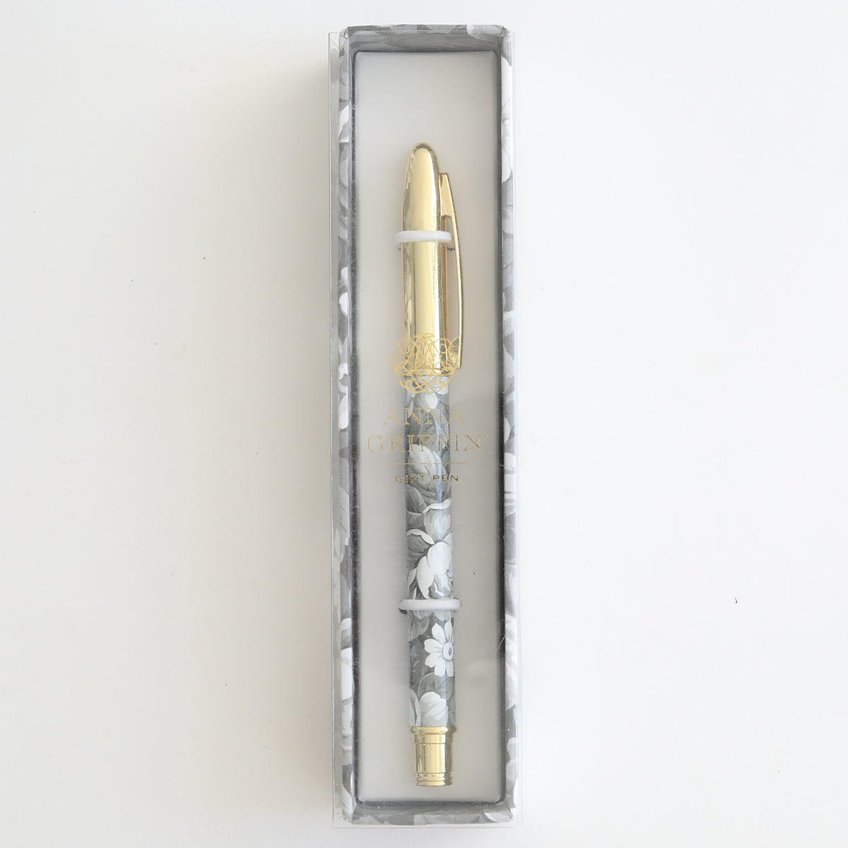 GREY ROSES GIFT PEN