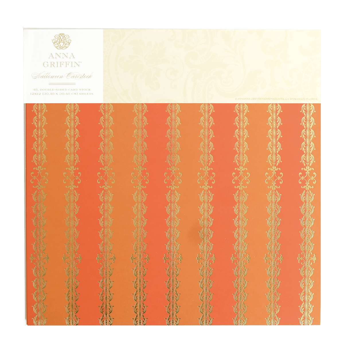 HALLOWEEN DOUBLE SIDED FOIL CARDSTOCK