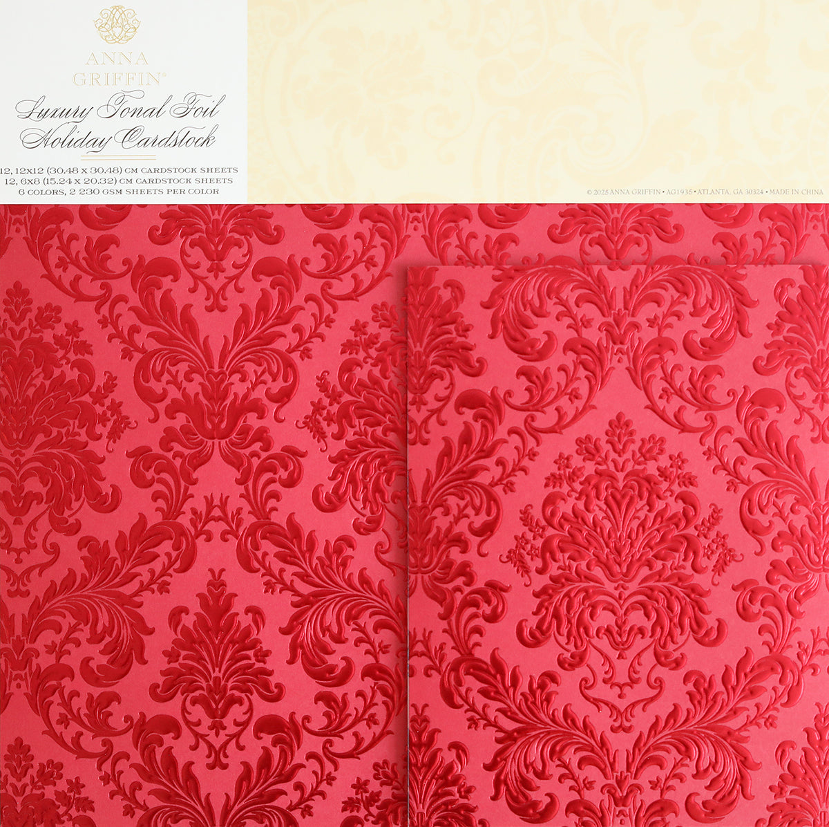 LUXURY HOLIDAY TONAL FOIL CARDSTOCK